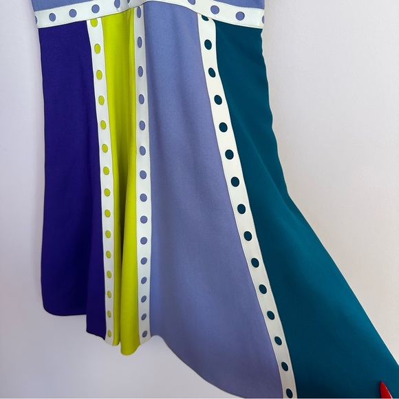 NEW! Missoni Colorful Summer Dress w/Leather Detail - Picture 5 of 11